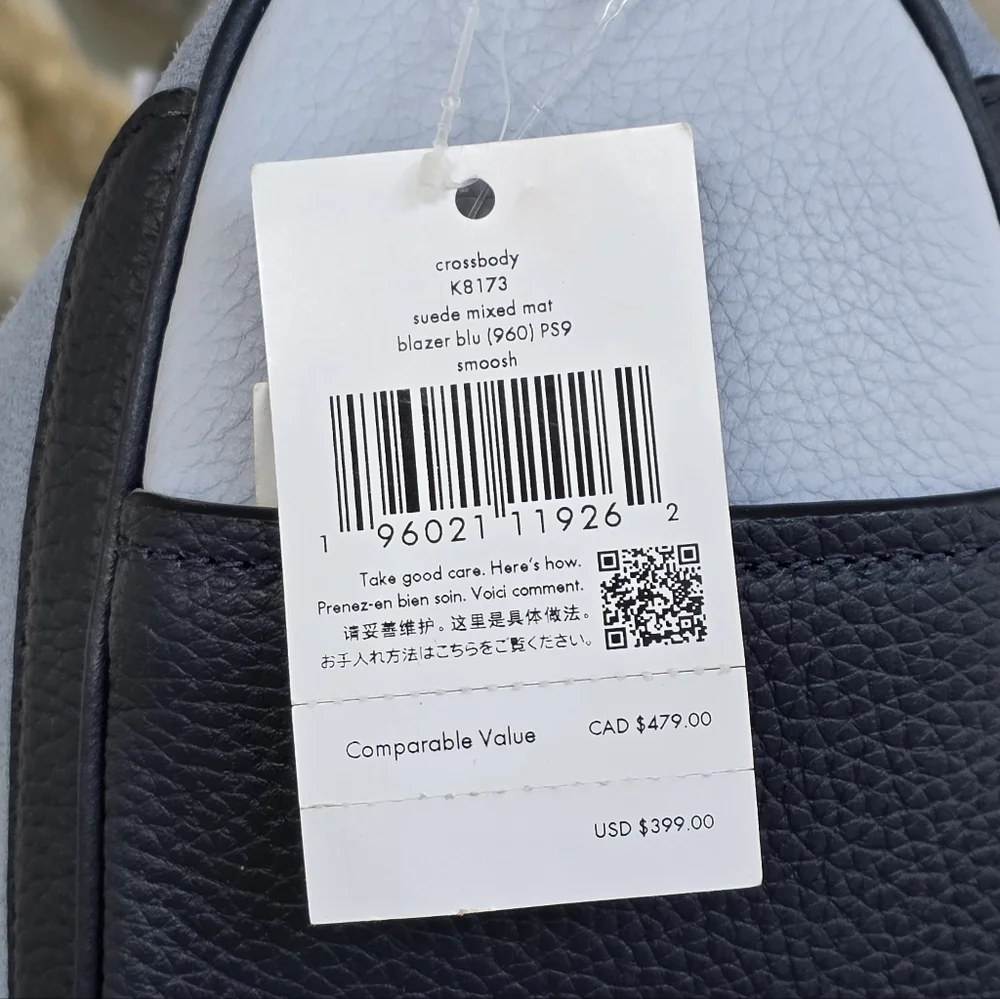 Kate Spade Smoosh Blue Crossbody - Picture 8 of 10